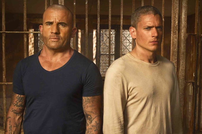 Dominic Purcell (left) and Wentworth Miller. Photo: Fox